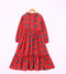 Red Georgette Maxi